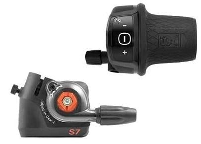 Sunrace Twist shifter voor naafversnelling rechts 7S