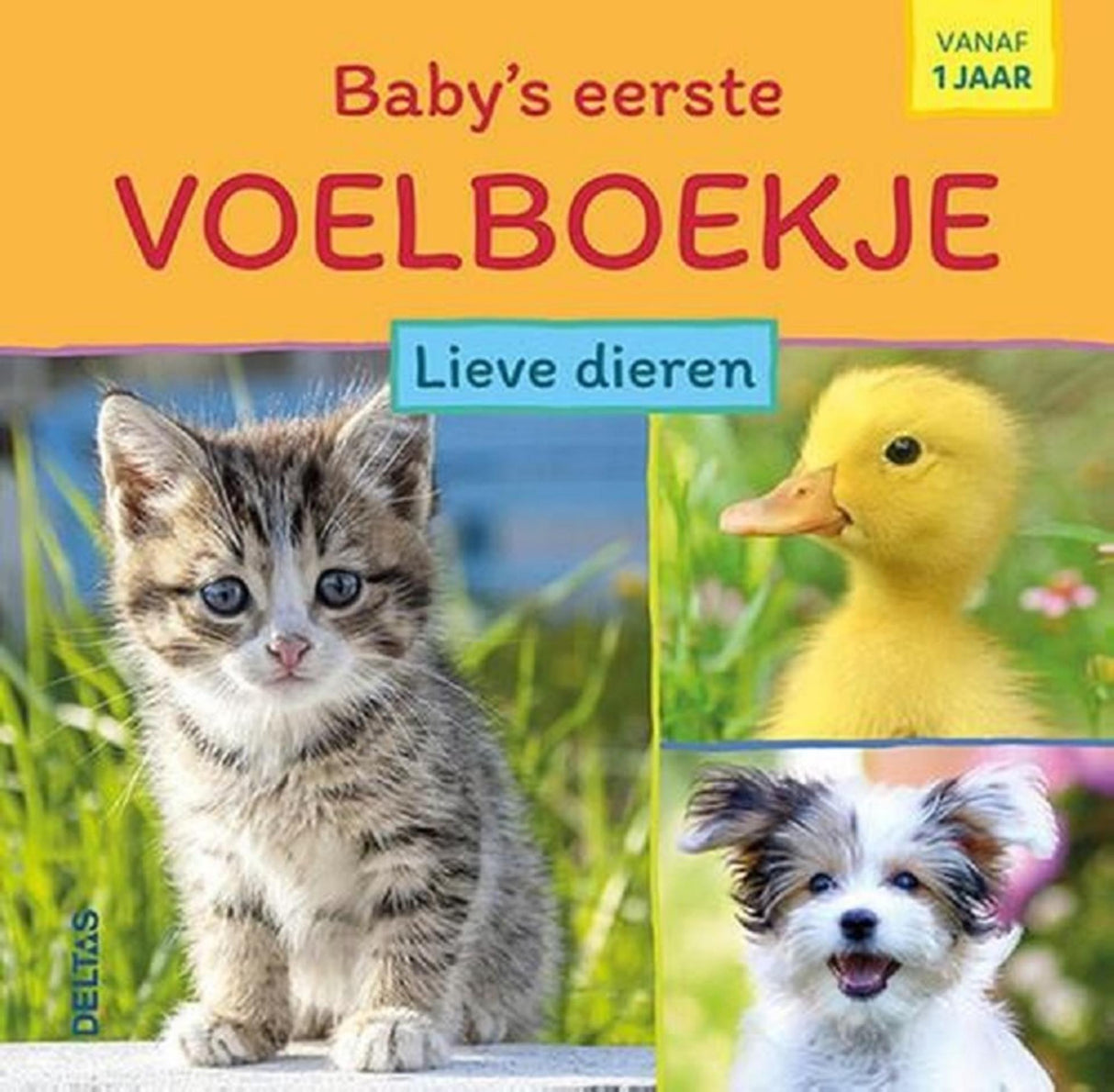 Deltas baby's first tactile book - sweet animals