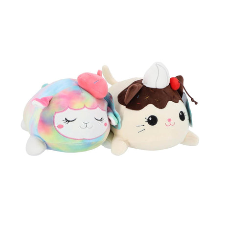 Pluchiez peluche chat glace 15x12x20cm