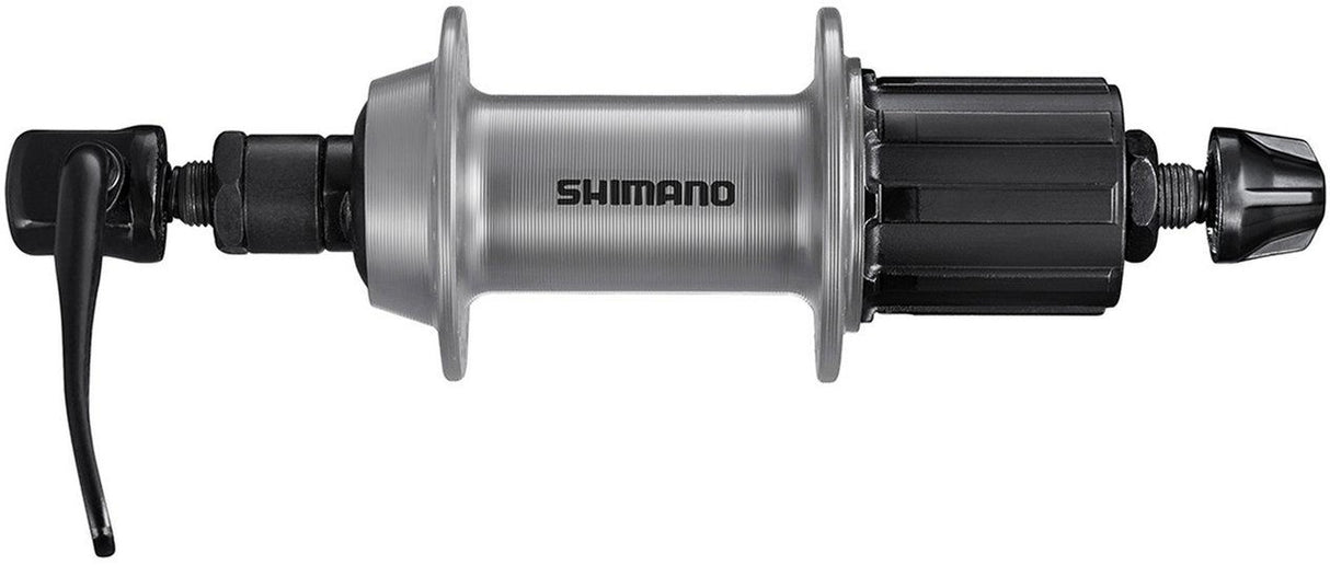 Shimano no Hub 8 9 Speed ​​fh-tx500 QR 36 Lächer Sëlwer