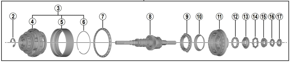 Shimano Nexus 8 Interior SG-C6001 8R30 8R31 C6000 8R