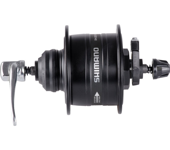 Shimano Dynamonaaf HD-3D37 3 Watt 32 Lach Center gespaarten Panner Black