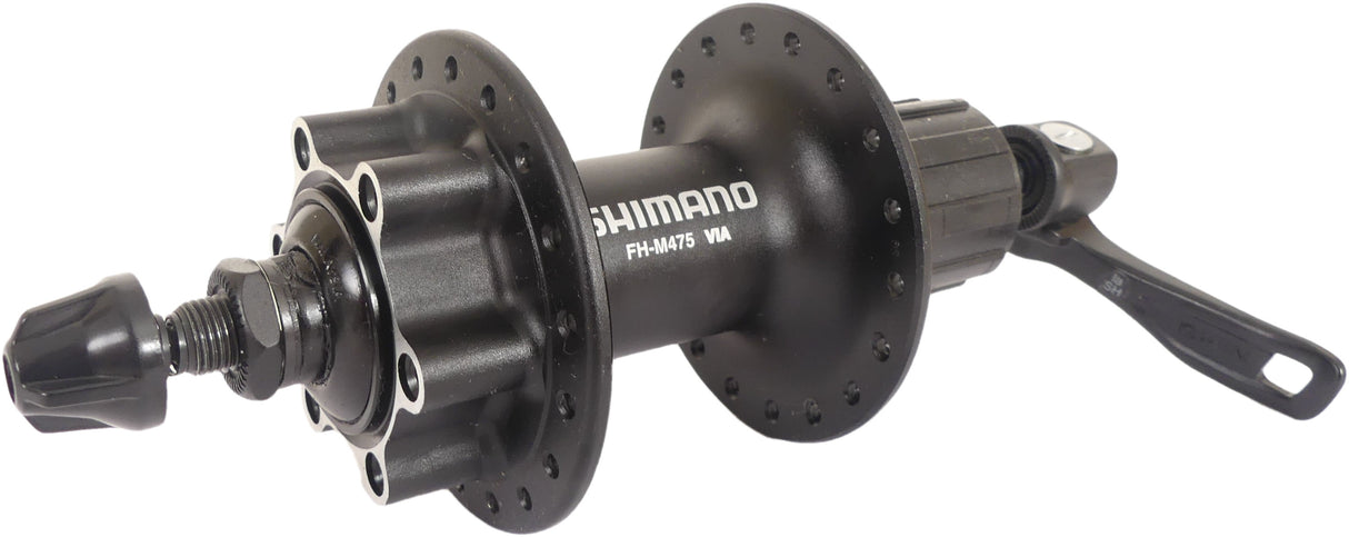 Shimano después del concentrador 8 9 10 velocidades FH-M475 36 hoyos 6 pernos con disco de freno fijando negro negro