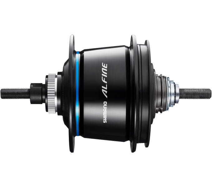 Shimano Versnellingsnaaf 8 speed Alfine Di2 SG-S7051 voor schijfrem 36 gaats zwart