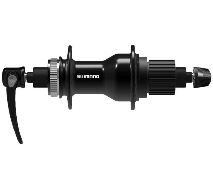 Shimano después del centro de 12 velocidades FH-QC500-MS-B Micro Spline CL 36 hoyos 135 mm de negro incorporado