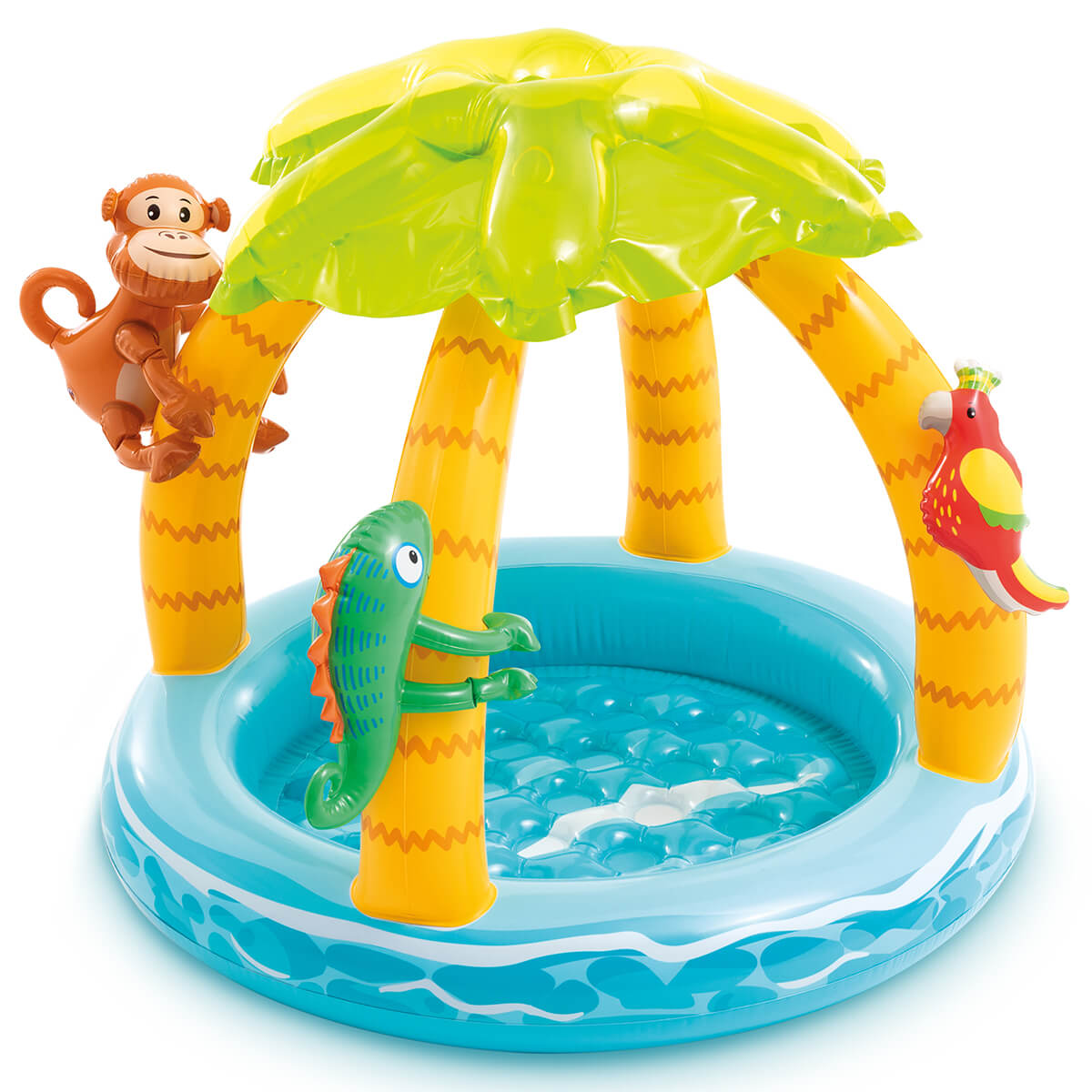 Intex Tropical Island babyzwembad met dakje