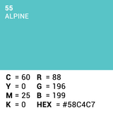 Superior background paper 55 alpine 1.35 x 11m