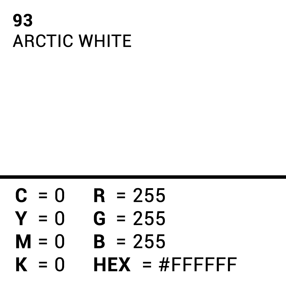 Superior background paper 93 arctic white 1.35 x 11m