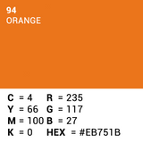 Superior background paper 94 orange 1.35 x 11m