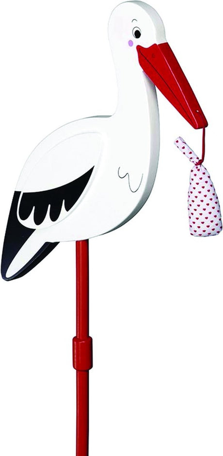 Goki stork med babyservett