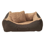 Sun Garden Sun Garden Luxury Dog Bed Lucky + Cushion 59x67x20 cm Brown Beige