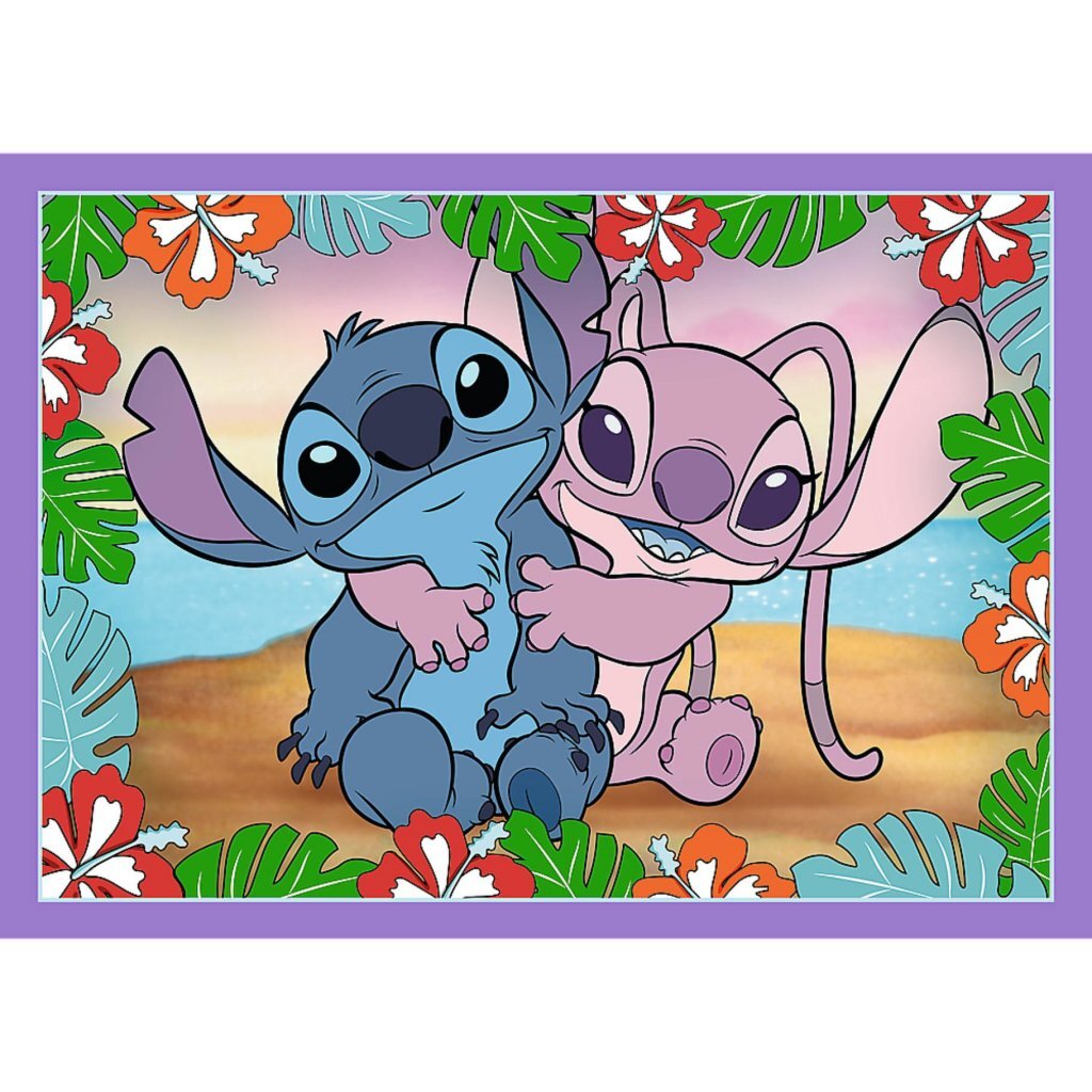 Trefl Disney Stitch 4in1 puzzle 35-70 pièces