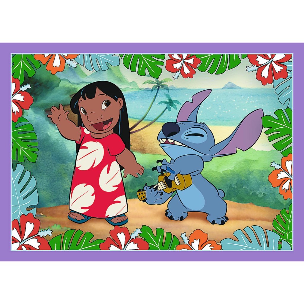 Trefl Disney Stitch 4in1 puzzle 35-70 kusů