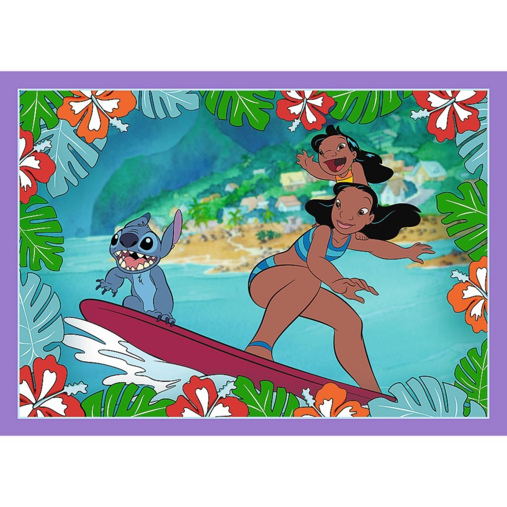 Trefl disney stitch 4in1 puzzel 35-70 stukjes