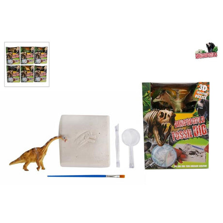 Dinoworld fossile schneiden Puzzel mat extra Dinosaurier Figur