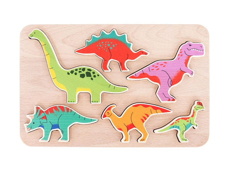 Bajo wooden sorting dinosaurs.