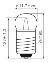 Bosma lamp 6v 0.05 e10 bicycle rear