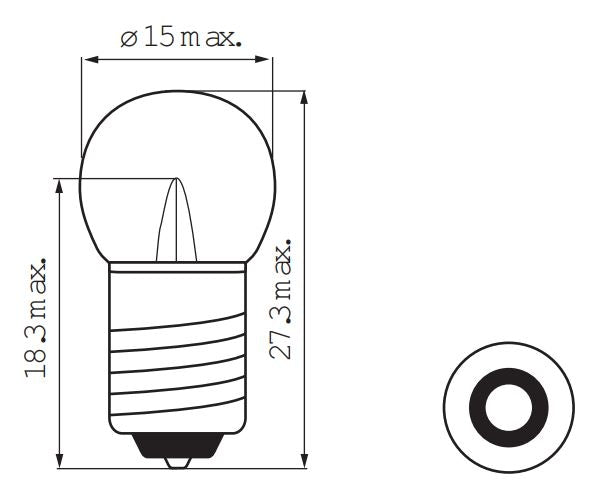 Bosma Lampa 6V-3W E10