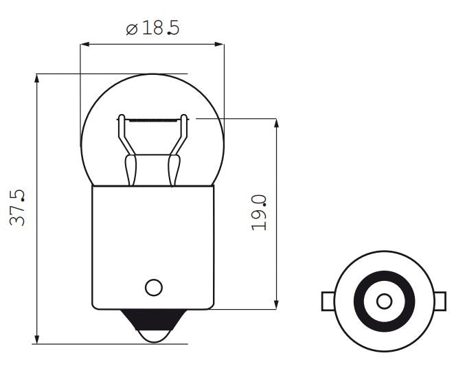 Bosma lampa 6V-15W BA15S