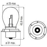 Lampada Bosma 6V-25W P26S