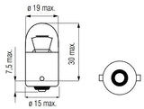 Bosma-Lampe 12V-15w Ba15s