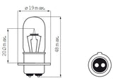 Bosma svetilka 12V-25 25W PX15D