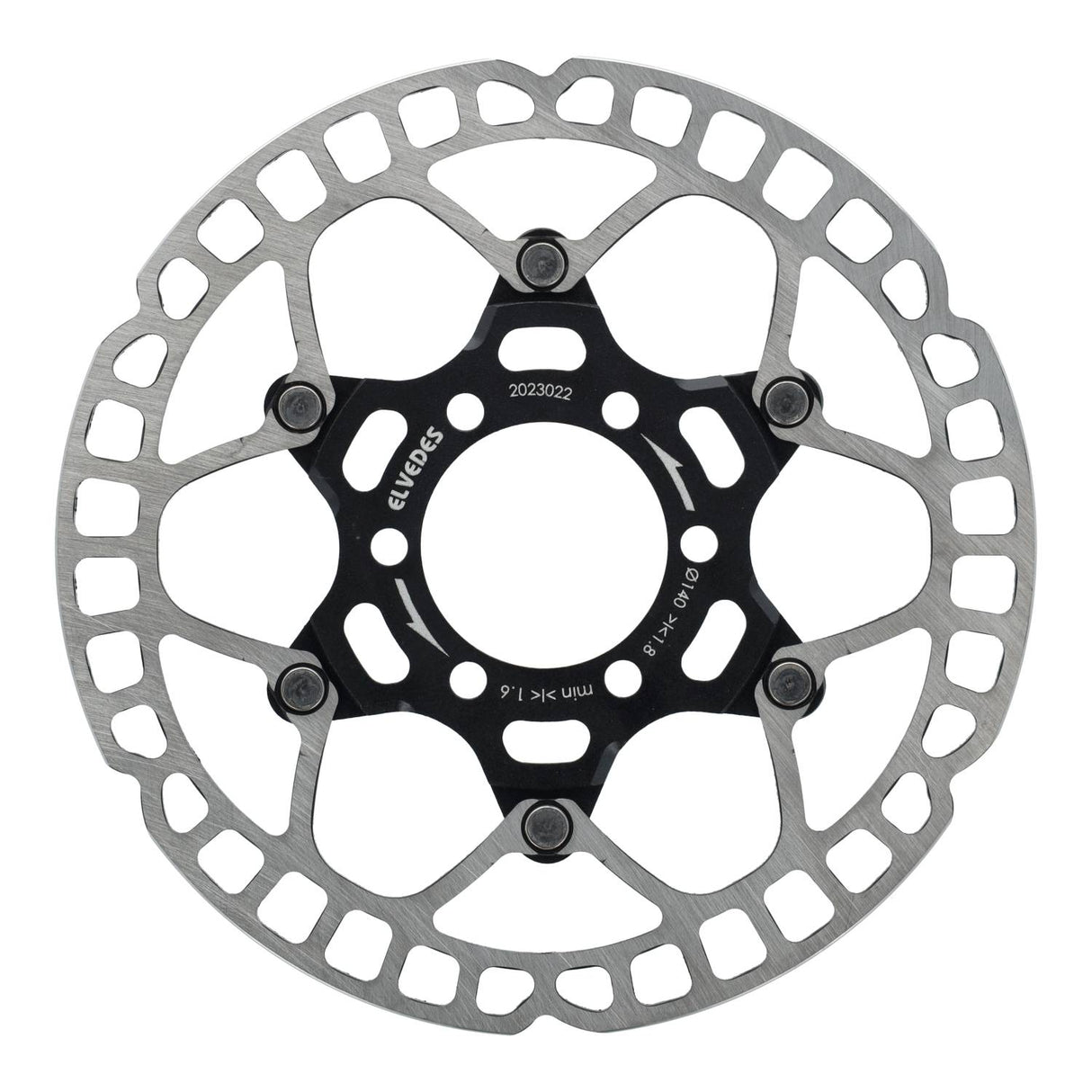 Elvedes bromsskiva lätt vikt 6-hål Ø140mm 1,8mm