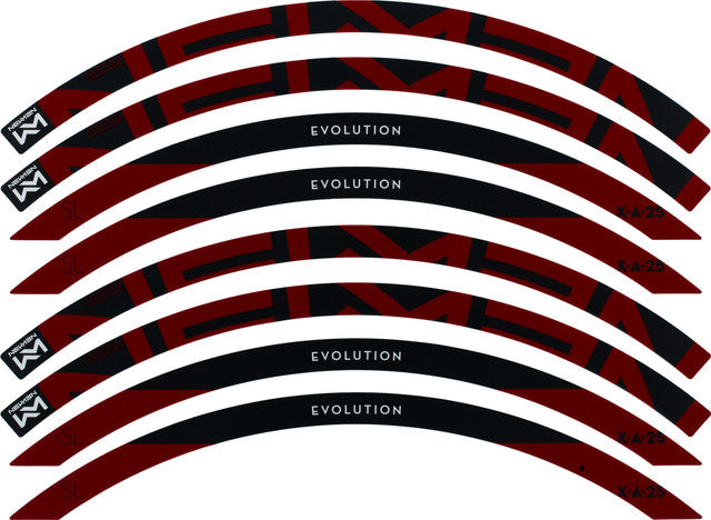 Newmen rim decal kit x.a.25