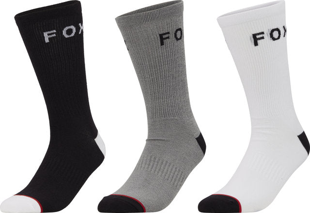Fox head fox crew socks 3-pack