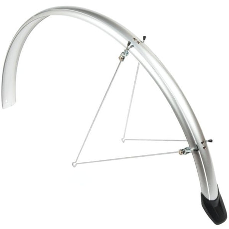 Mudguard stanovil eleganciu Eurofender 28 x 46 mm - striebro