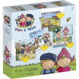Bambolino fien et teun puzzle 4en1 4-16 pièces