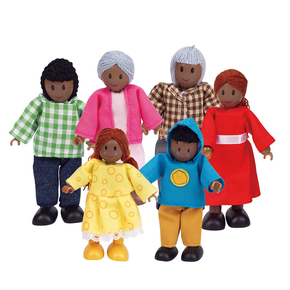 Hape Poppenhaus Famill afrikanesch