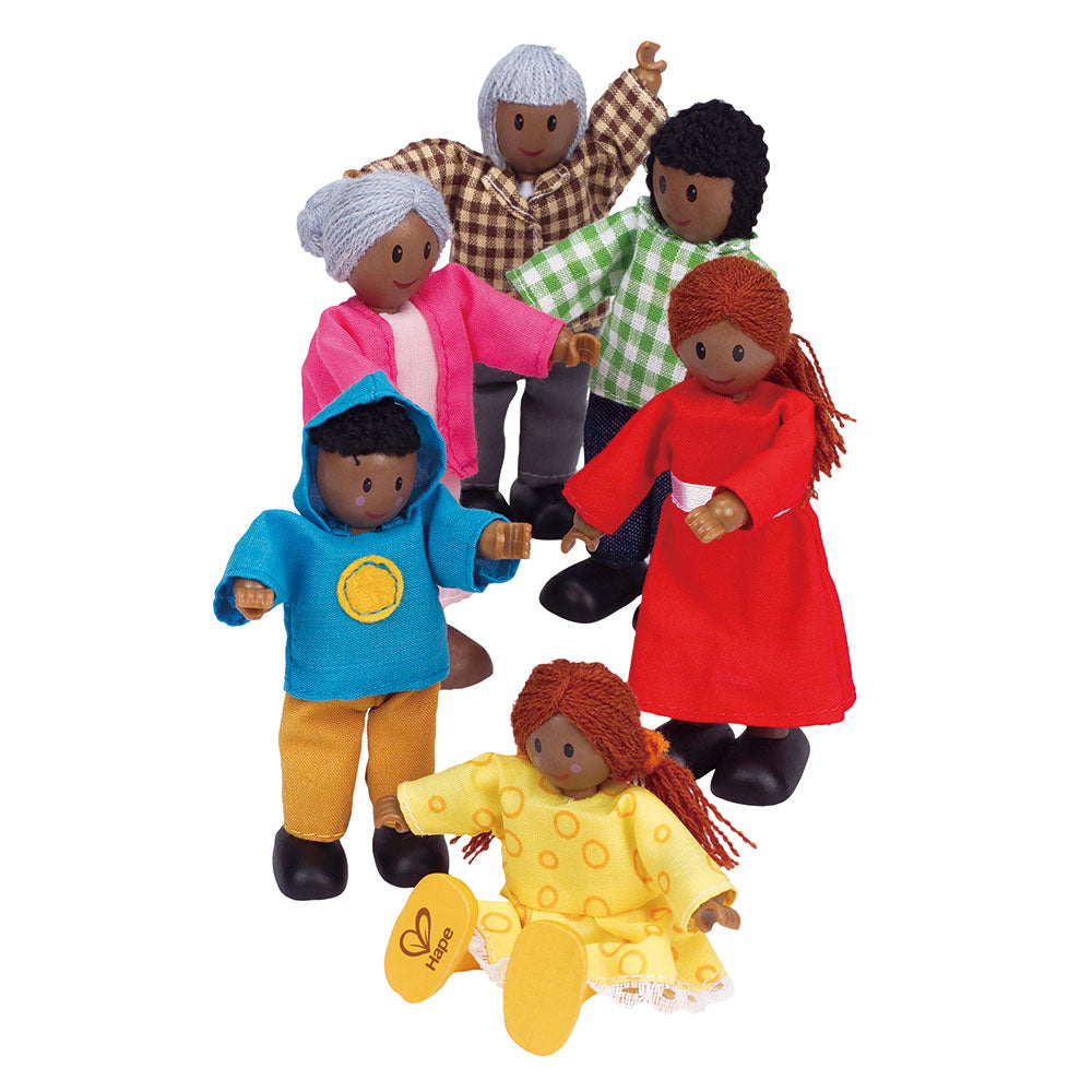 Hape Poppenhaus Famill afrikanesch