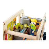 Hape wooden adventure bus dollhouse