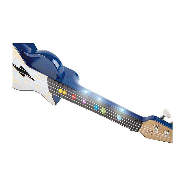 Hape ukulele with lights - blue