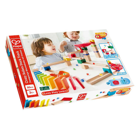 Hape trä marmor spår set domino - 50 stycken.