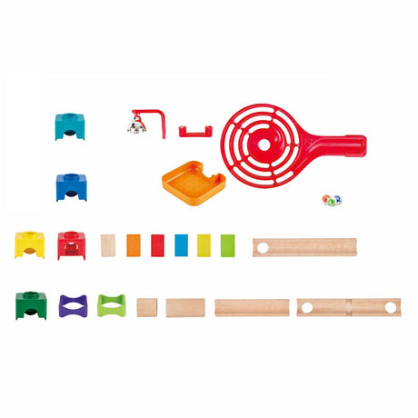 Hape trä marmor spår set domino - 50 stycken.