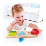 Hape geometry shape puzzle - 7 pieces.