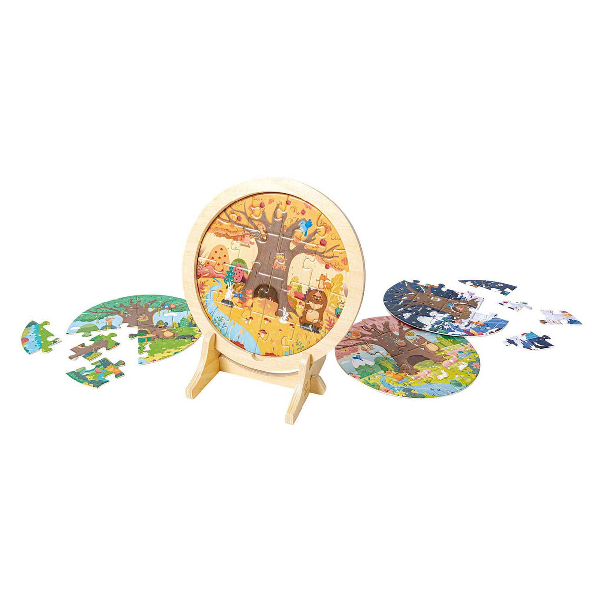 Hape 4 Saisonen Layer Puzzel