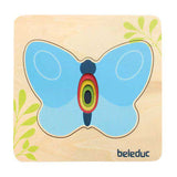 Beleduc wooden layer puzzle butterfly
