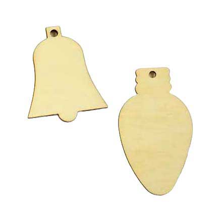 Craft Holz Mini Chrëschthänger (pro Stéck)