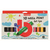 Bruynzeel Mega Point Filzstift, 10 Stéck