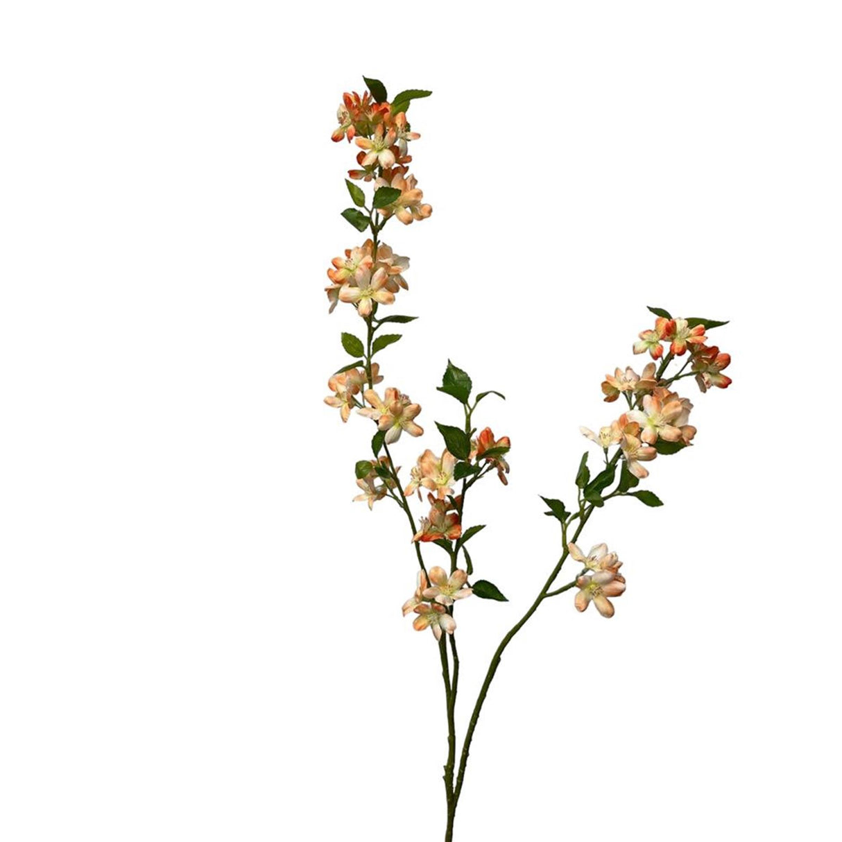 Roberts collection artificial flower blossom spray 101cm peach