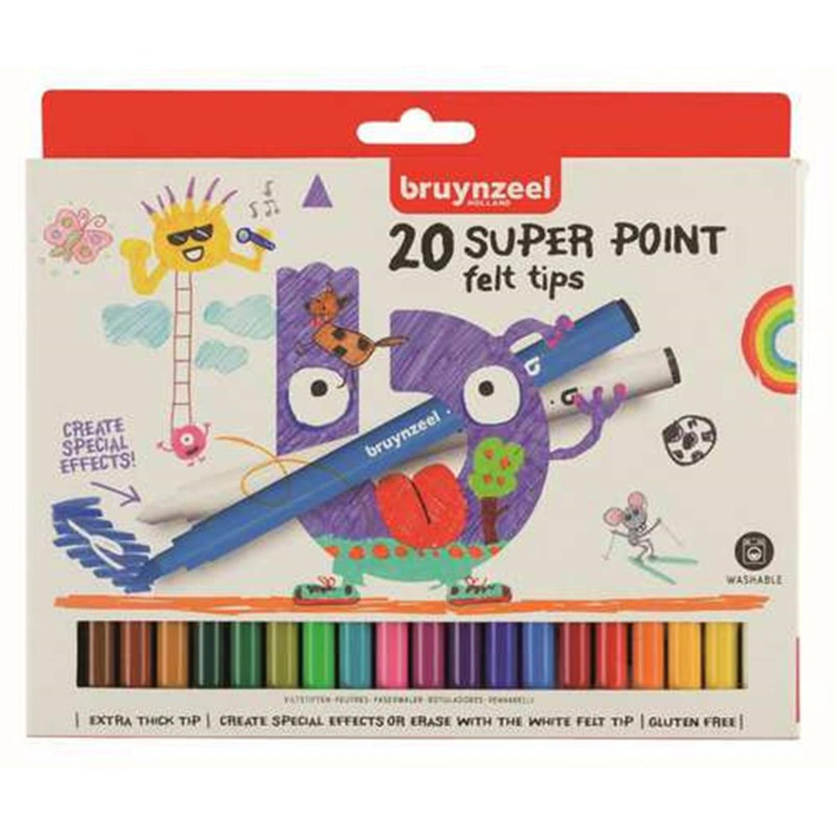Bruynzeel felt-tip pens 20 super point