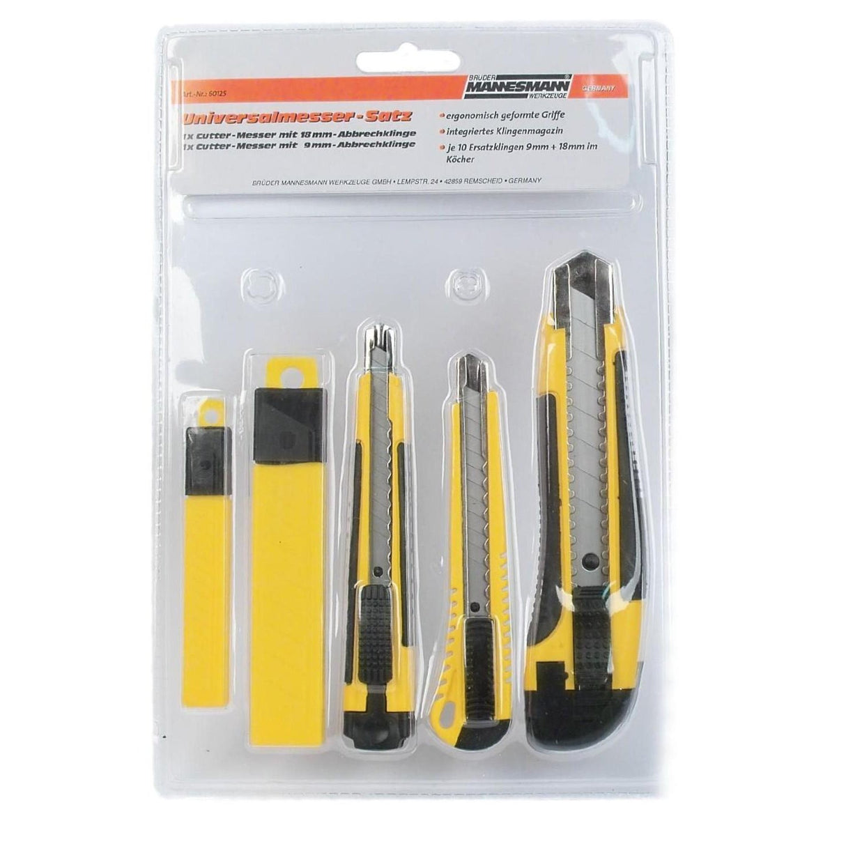 Brüder Mannesmann Schnappmesser Set (Hobby) - 60125