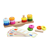 Classic World World World Wooden Balance Stapel game, 26dlg.