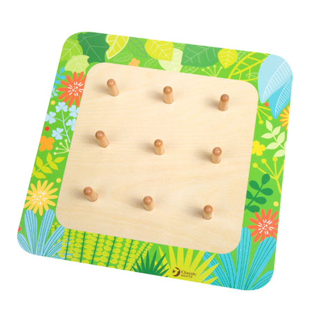 Monde classique mon puzzle d'apprentissage en bois, 29 pièces.