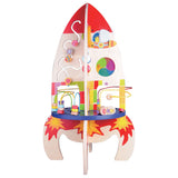 Classic World World Wooden Activity Rocket