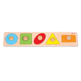 Klassiske World Wooden Nick Puzzle Forms, 5 ..