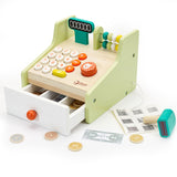 Klassisk verdens World Worne Wooden Cash Register